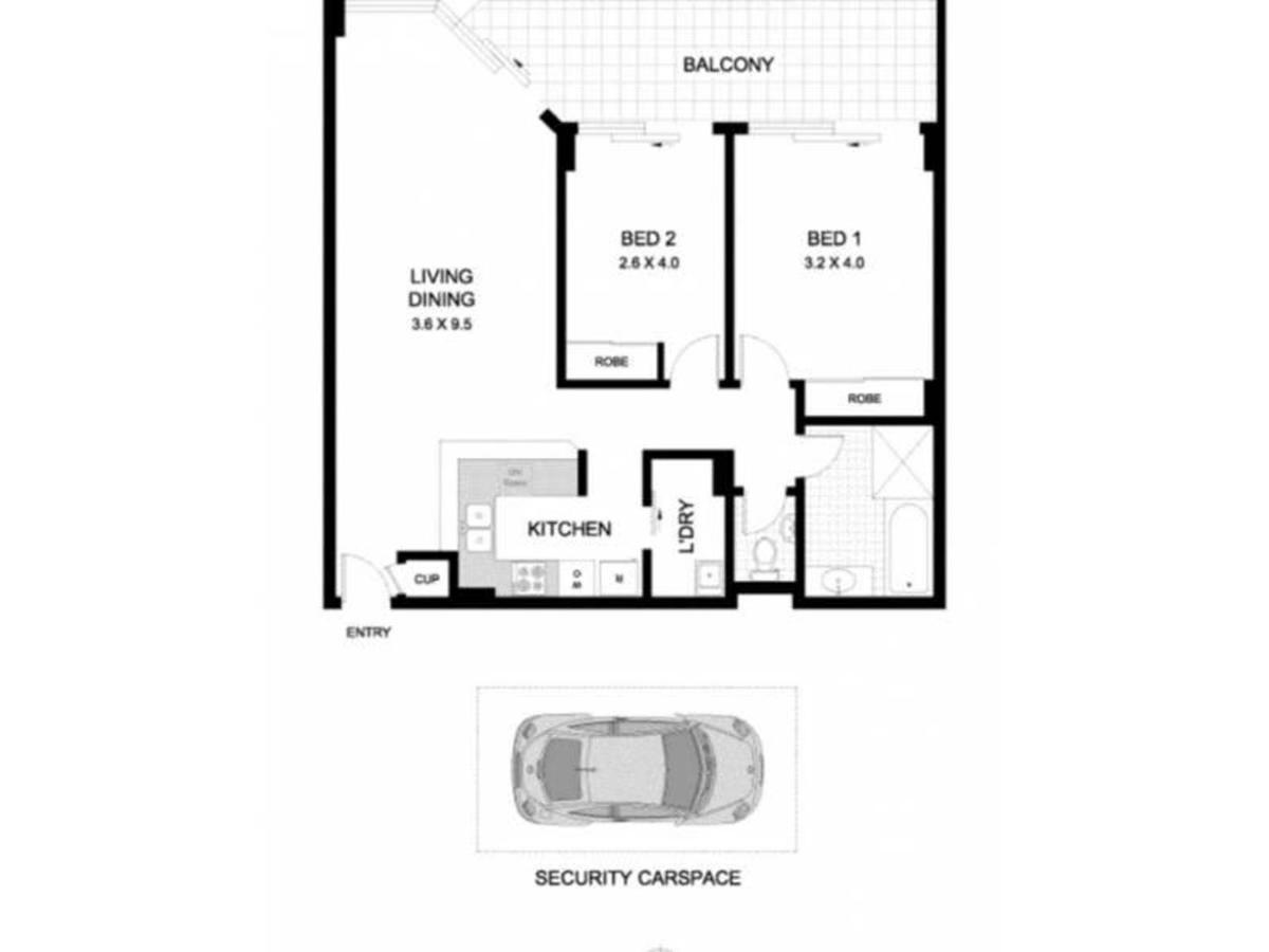 Accommodation Sydney - Kent Street Sydney Cbd Top Floor 2 Bedroom Apartment With Balcony Luaran gambar